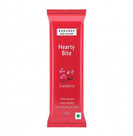 BarAday Hearty Bite Cranberry   Pack  50 grams